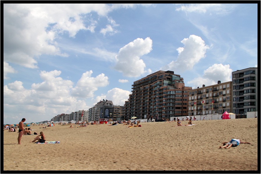 De Belgische kust door Kathleen Steegmans.